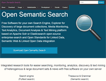 Tablet Screenshot of opensemanticsearch.org